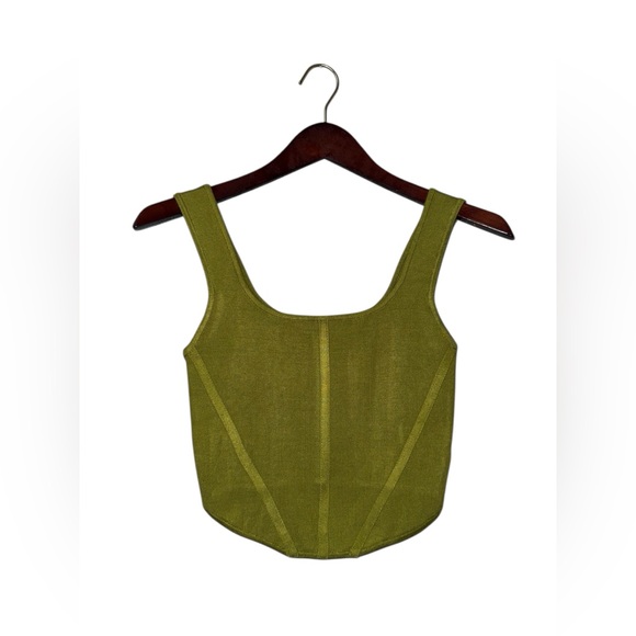 House of Harlow 1960 Tops - House of Harlow 1960 Olive Green Sleeveless Top Size S